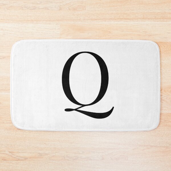 Item preview, Letter Q in a Classic Font designed and sold by Kaitlyn Hart.