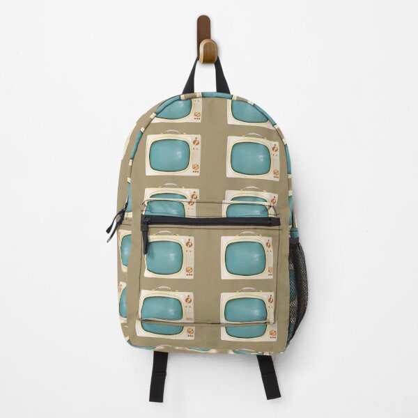 Item preview, Vintage portable television with blue curved screen designed and sold by soupstock.
