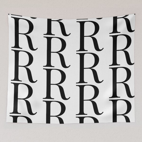 Item preview, Letter R in a Classic Font designed and sold by Kaitlyn Hart.