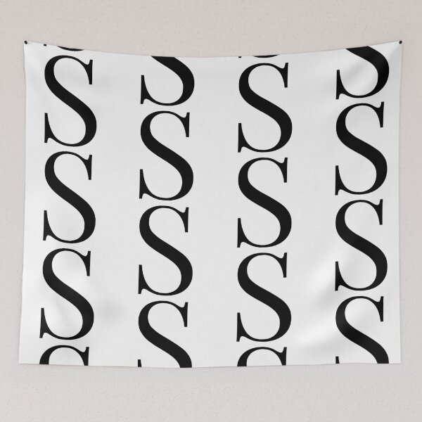 Item preview, Letter S in a Classic Font designed and sold by Kaitlyn Hart.