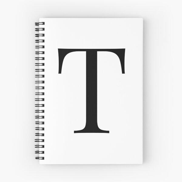 Item preview, Letter T in a Classic Font designed and sold by Kaitlyn Hart.