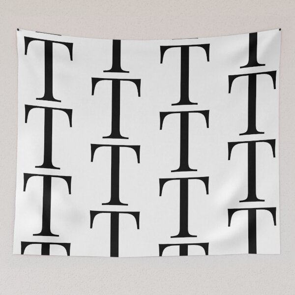 Item preview, Letter T in a Classic Font designed and sold by Kaitlyn Hart.