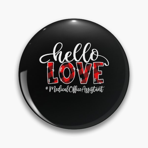 Item preview, Hello Love Medical Office Assistant Flannel Valentine's Day designed and sold by charissamo77.