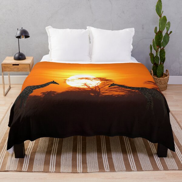Item preview, Sunset with giraffes on safari in Kenya / Africa designed and sold by TShirtsundMehr.