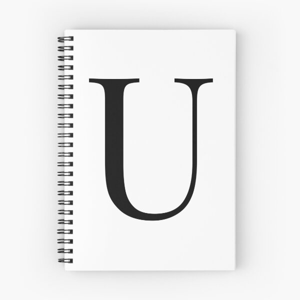 Item preview, Letter U in a Classic Font designed and sold by Kaitlyn Hart.