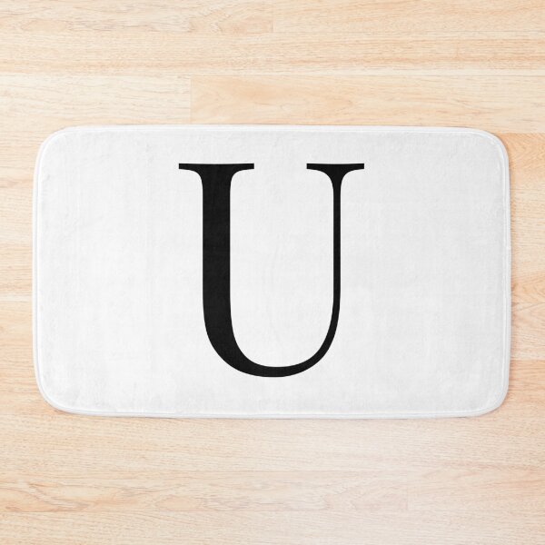 Item preview, Letter U in a Classic Font designed and sold by Kaitlyn Hart.
