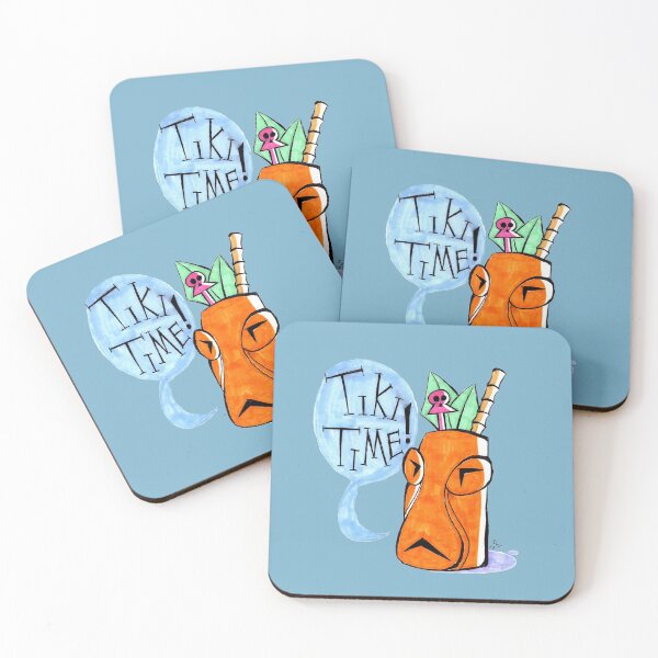 Item preview, Tiki Time Tiki Drink in a Tiki Mug designed and sold by midwesttiki.