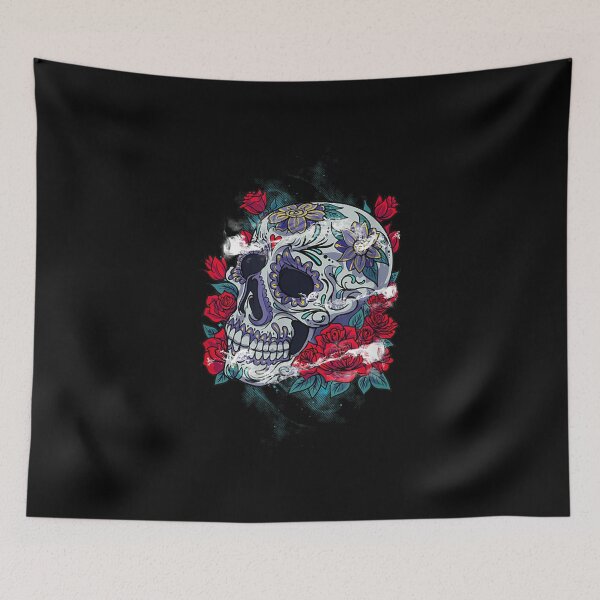 Item preview, Creepy Dia De Los Muertos Skull Day Of The Dead designed and sold by charissamo77.
