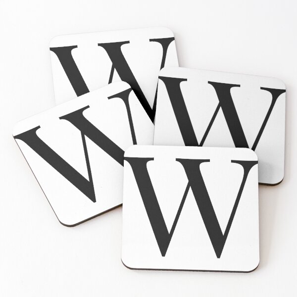 Item preview, Letter W in a Classic Font designed and sold by Kaitlyn Hart.