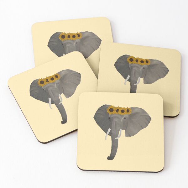 Item preview, Sunflower elephant designed and sold by bbihn06.