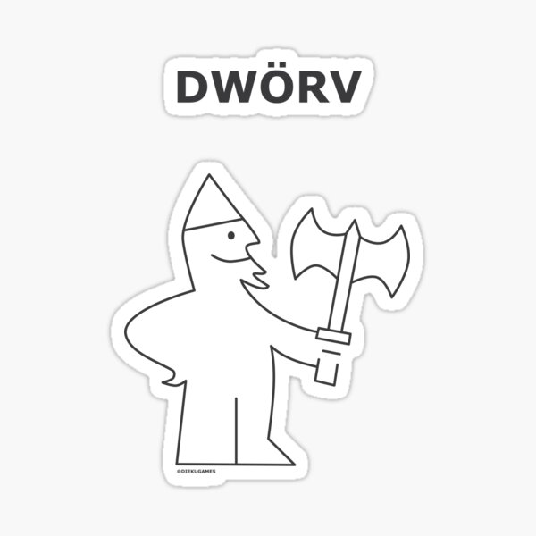 Dungeons and Dragons Dwarf from IKEA Sticker