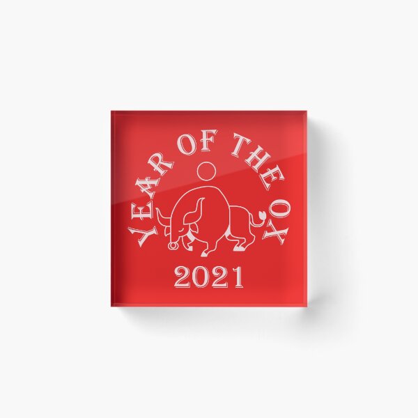 Item preview, Year Of The Ox 2021 white designed and sold by DarkHumorstore.