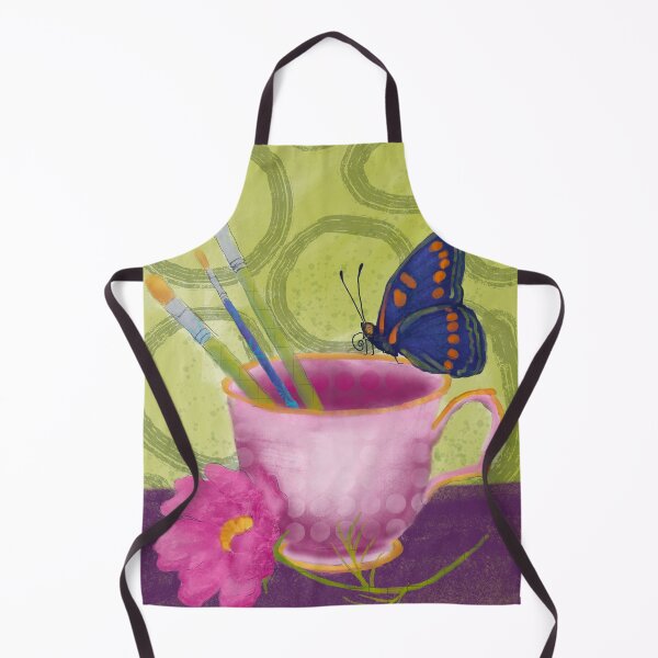 Artikelvorschau, Schmetterlingsteetasse entworfen und verkauft von Katie Morris Art.