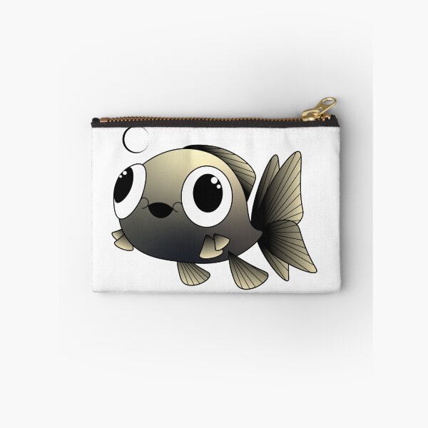 Item preview, Cute and Derpy Black Moor Goldfish designed and sold by ACreativeFish.