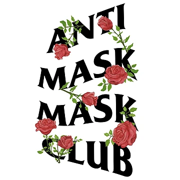 Artwork thumbnail, Anti Mask Mask Club (Roses) by MonarchMerch