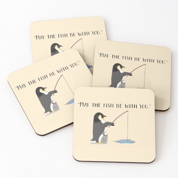 Item preview, May the fish be with you Penguin designed and sold by Arsumran.