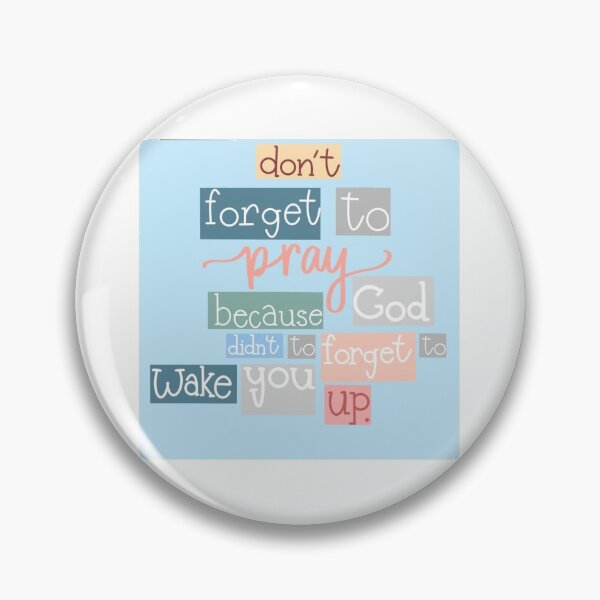 Item preview, Don’t forget to pray  designed and sold by Made-in-Grace.