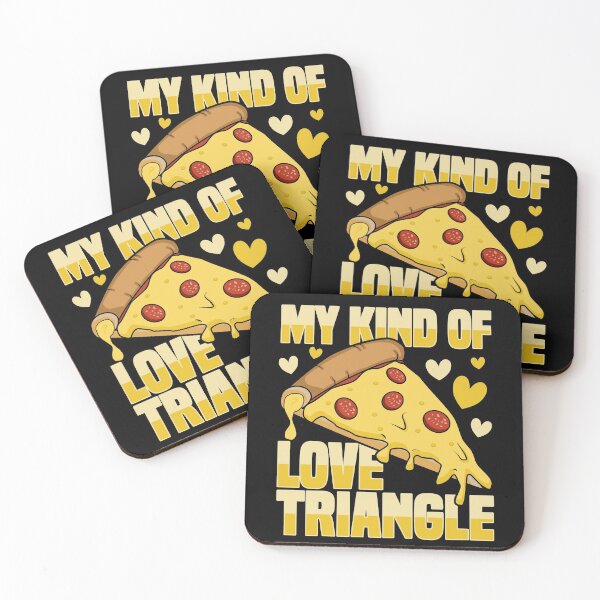 Item preview, My Kind Of Love Triangle - Funny Pizza designed and sold by Dan66.