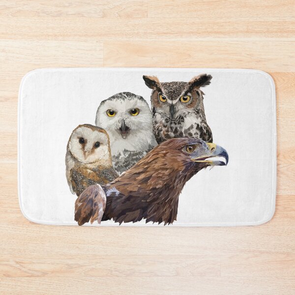 Item preview, Golden eagle and owls designed and sold by obscurite.