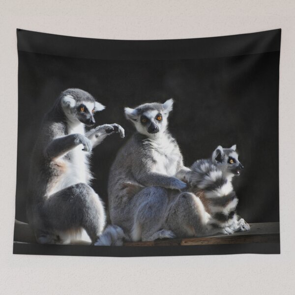 Item preview,  Ring-tailed Lemur Family designed and sold by Savannah Gibbs.