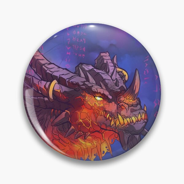 Item preview, Wrathion The Black Emperor Black Dragon designed and sold by JulieColibri.