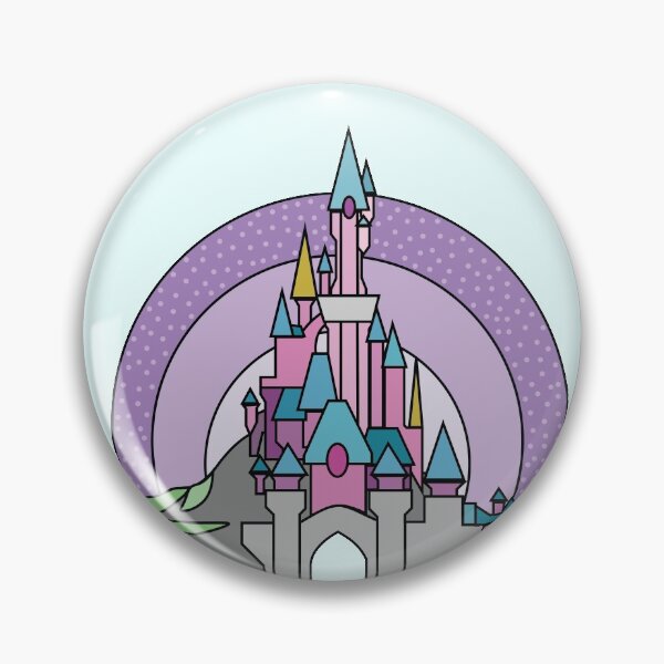 Item preview, Magical Paris Castle - Stained Glass - With Rainbow designed and sold by AddisonArtworks.