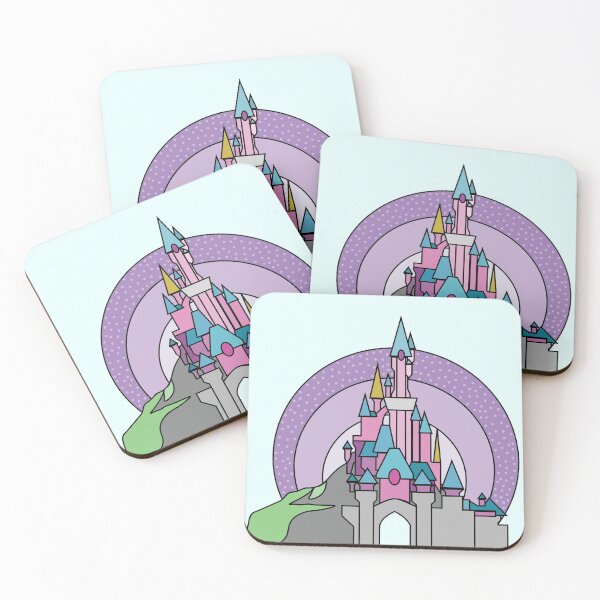 Item preview, Magical Paris Castle - Stained Glass - With Rainbow designed and sold by AddisonArtworks.