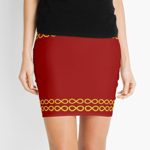 Orange bracelets Mini Skirt
