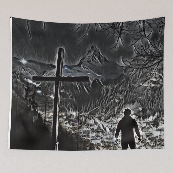 Item preview, GALATHI Cross in Night Sky Black - Christian designed and sold by Galathi Designs.