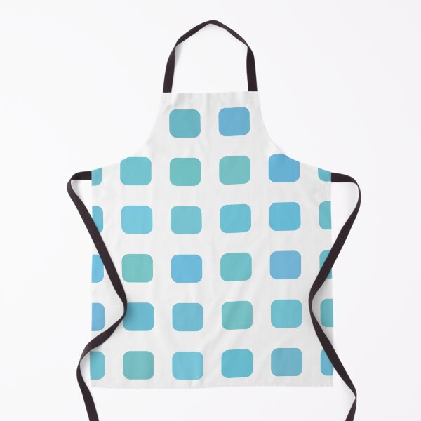 Item preview, blue rounded square geometric pastel pattern designed and sold by frauenbrauen.