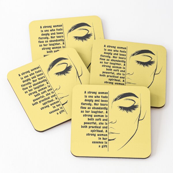 Item preview, Strong woman quote - Powerful empowering words designed and sold by NastySquad.