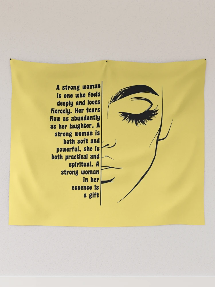 Strong woman quote - Powerful empowering words Art Board Print for Sale by  NastySquad