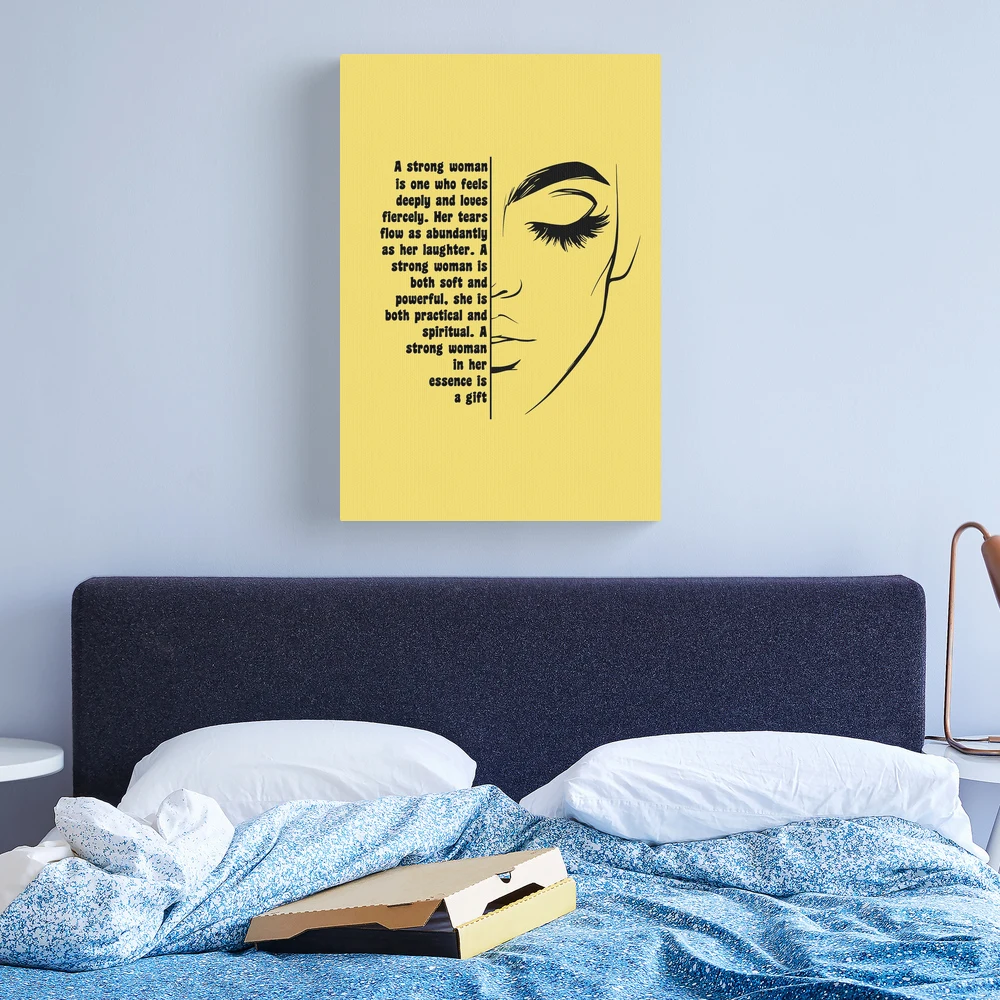 Strong woman quote - Powerful empowering words Art Board Print for Sale by  NastySquad