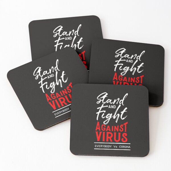 Item preview, Stand and fight against virus designed and sold by Mahe Jabeen.