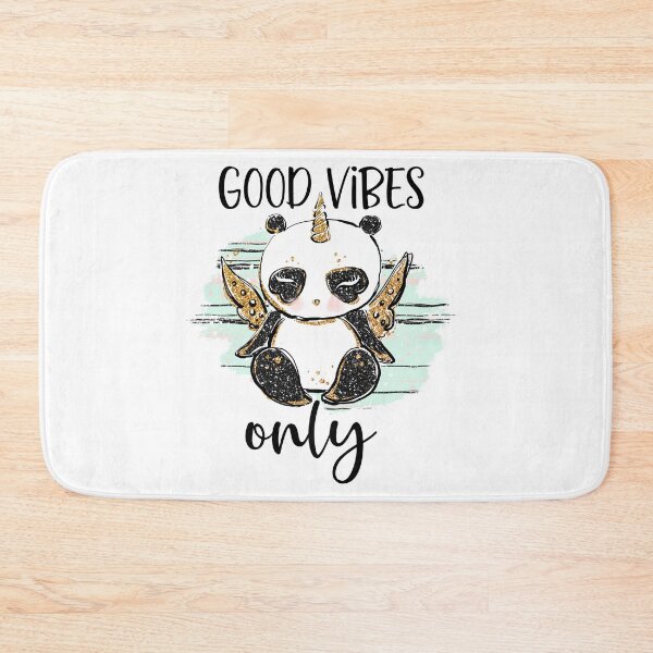 Item preview, Good Vibes Only Panda Unicorn gift for girls & boys designed and sold by BRtisticDesigns.
