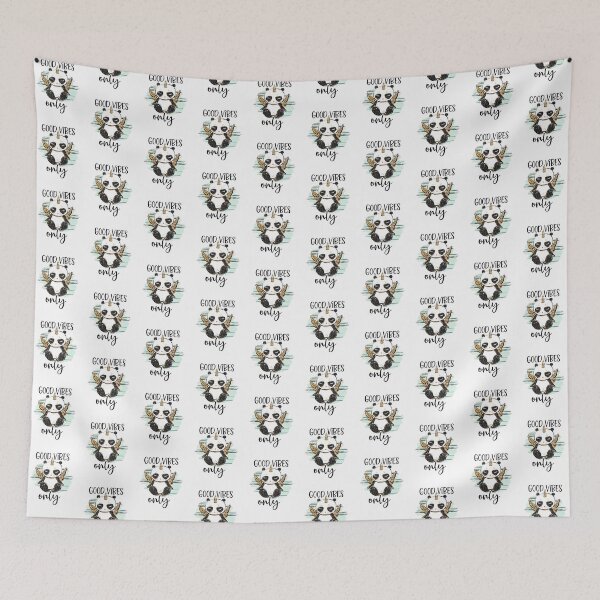 Item preview, Good Vibes Only Panda Unicorn gift for girls & boys designed and sold by BRtisticDesigns.