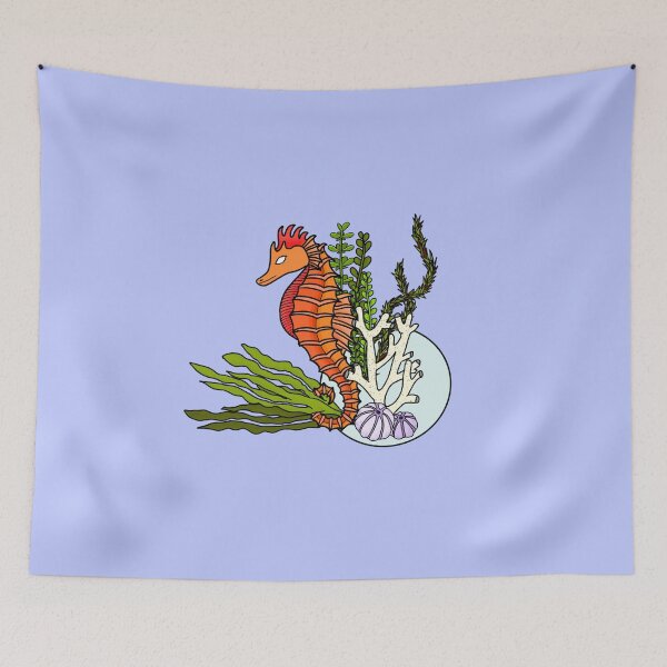 Item preview, Orangesicle Seahorse designed and sold by AliJ567.