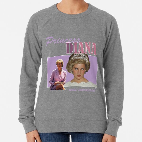 La princesse Diana a été assassinée Sweatshirt léger