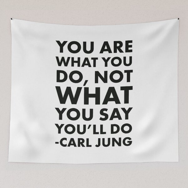 Item preview, Carl Jung Quote What You Say designed and sold by HalpinDesign.