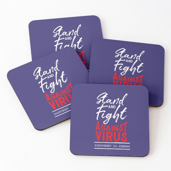 Item preview, Stand and fight against virus designed and sold by Mahe Jabeen.