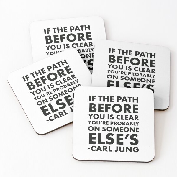 Item preview, Carl Jung Quote The Path designed and sold by HalpinDesign.
