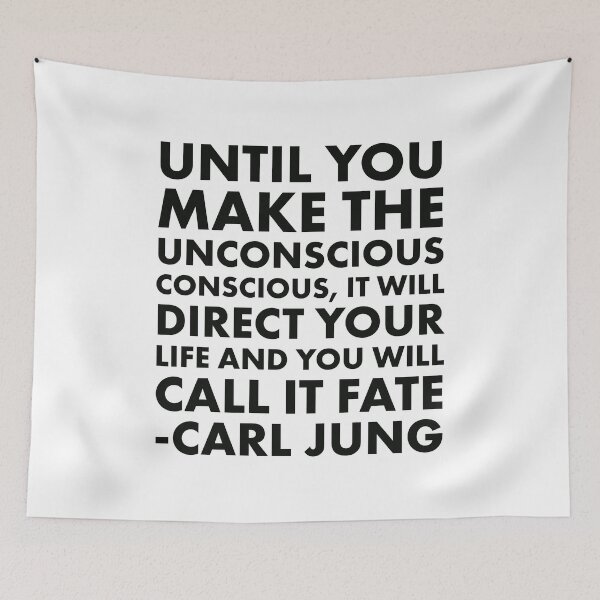 Item preview, Carl Jung Quote Unconcious designed and sold by HalpinDesign.