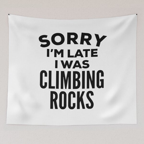 Item preview, Rock Climbing Quote designed and sold by HalpinDesign.