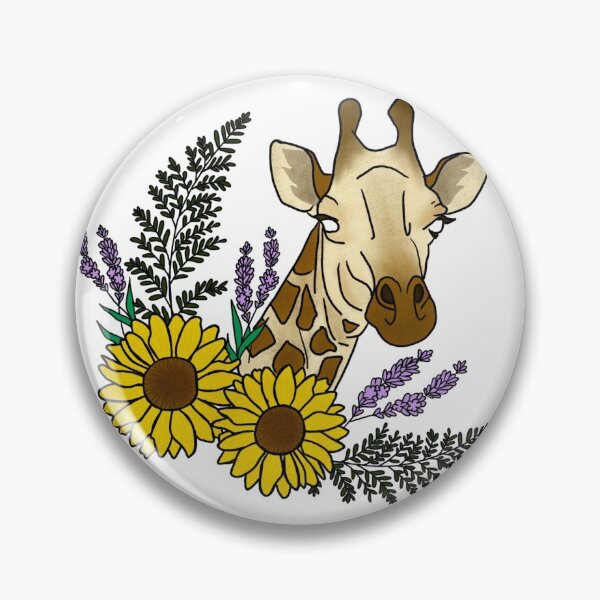 Item preview, Giraffe in flowers designed and sold by AliJ567.