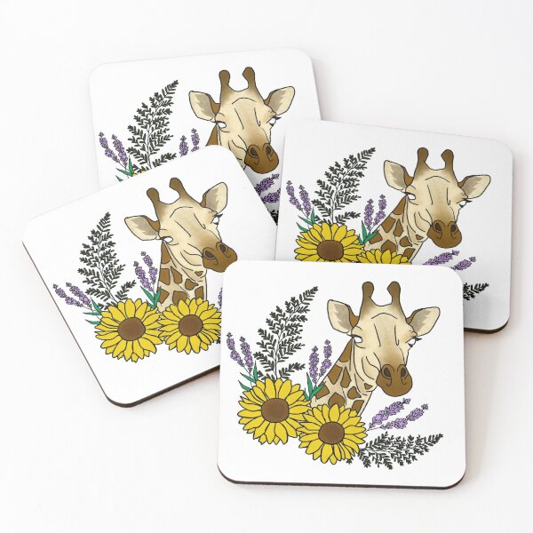 Item preview, Giraffe in flowers designed and sold by AliJ567.