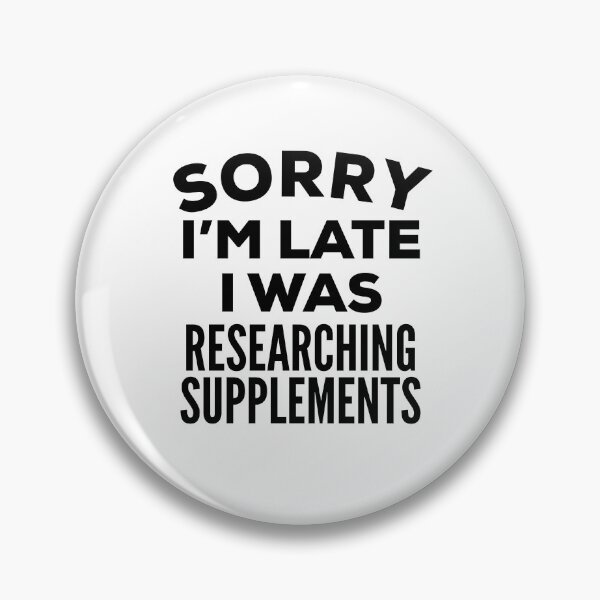 Item preview, Funny Supplements Quote designed and sold by HalpinDesign.