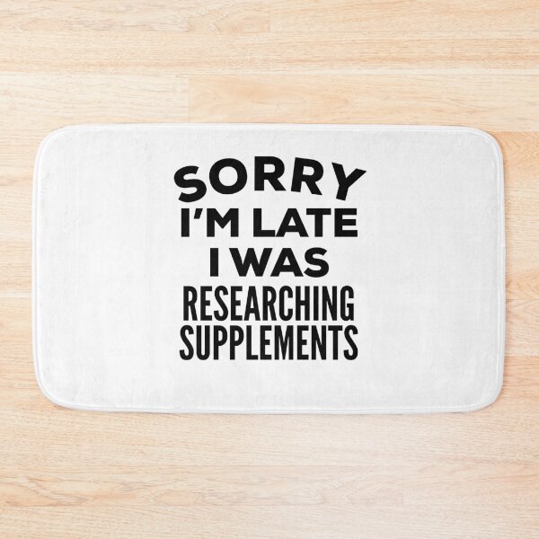 Item preview, Funny Supplements Quote designed and sold by HalpinDesign.