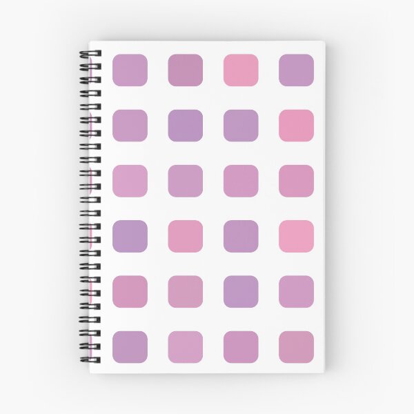 Item preview, purple and pink rounded square geometric pastel pattern designed and sold by frauenbrauen.