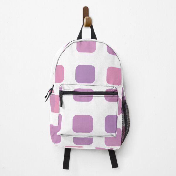 Item preview, purple and pink rounded square geometric pastel pattern designed and sold by frauenbrauen.