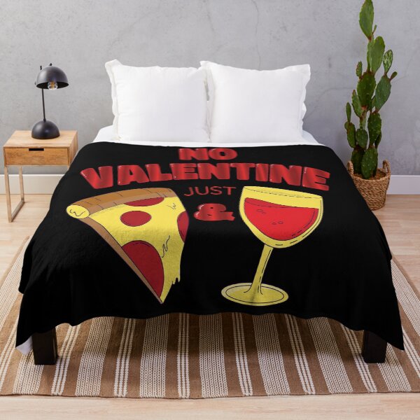 Item preview, No Valentines Just Pizza and Wine designed and sold by PhillDaPhlava.